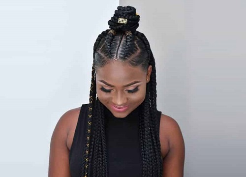 Ghana Weaving - Low Maintenance Hairstyles For Busy Moms
