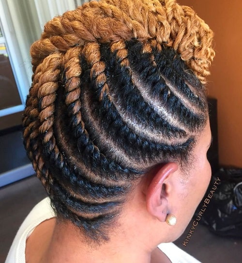 Flat Twists - Low Maintenance Hairstyles For Busy Moms