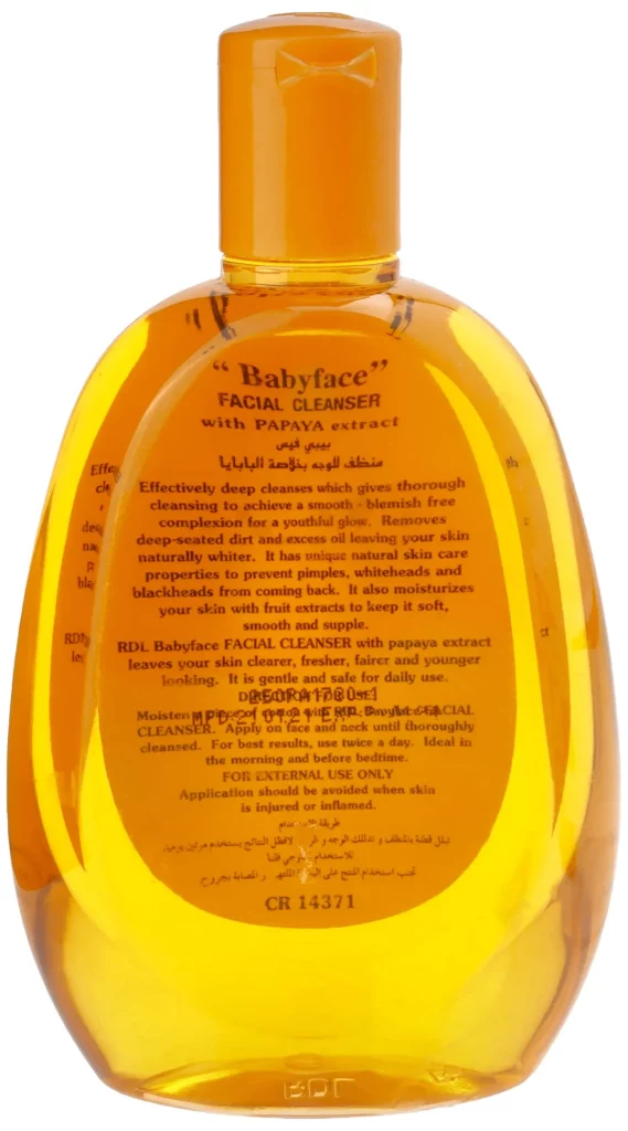 RDL Baby Face Cleanser